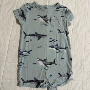 Little Sleepies Shark Romper